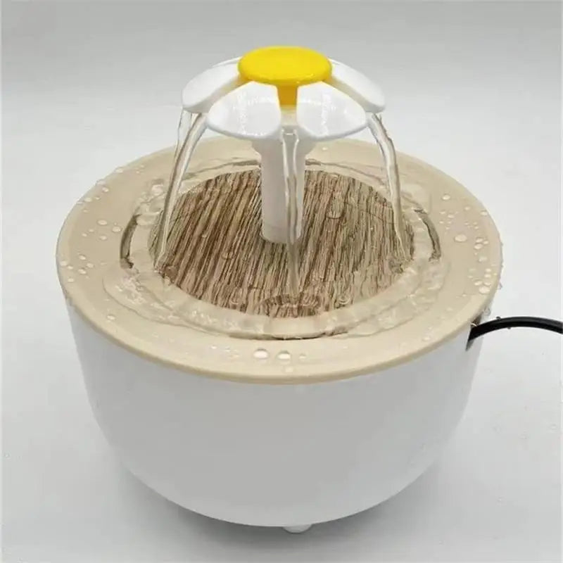Fuente de Agua para Gatos con Filtro — Bebedero Silencioso USB 1.2L