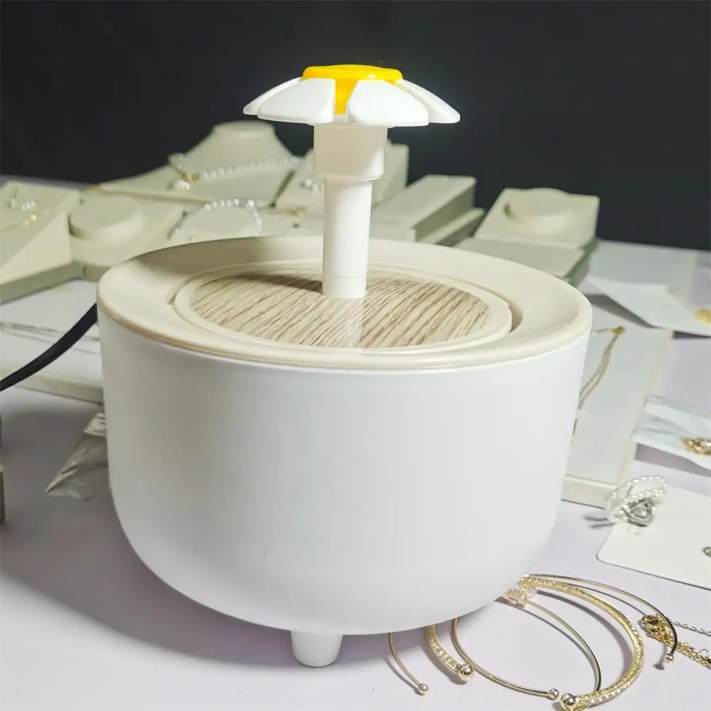 Fuente de Agua para Gatos con Filtro — Bebedero Silencioso USB 1.2L