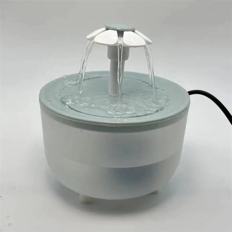 Fuente de Agua para Gatos con Filtro — Bebedero Silencioso USB 1.2L