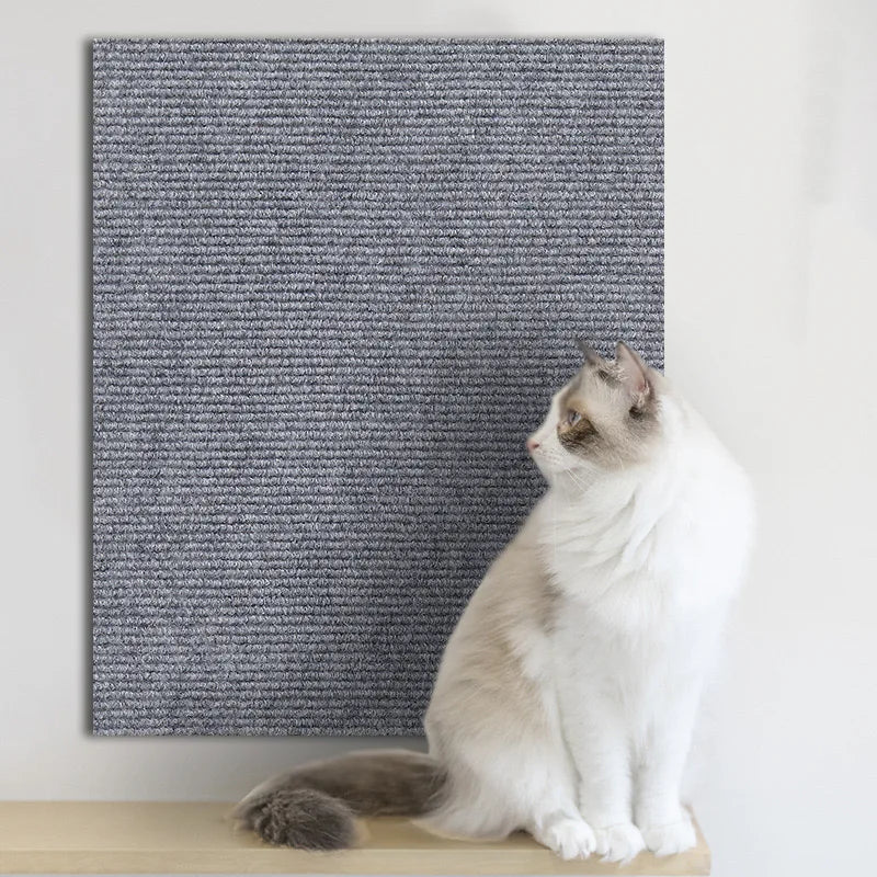 Alfombra Rascadora Autoadhesiva para Gatos — Protege tu Sofá, 8 Colores