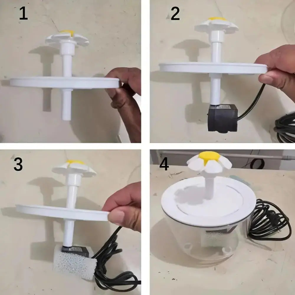 Fuente de Agua para Gatos con Filtro — Bebedero Silencioso USB 1.2L