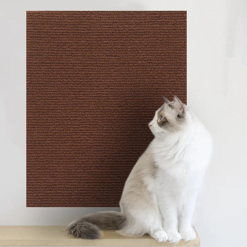 Alfombra Rascadora Autoadhesiva para Gatos — Protege tu Sofá, 8 Colores