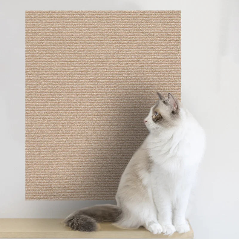 Alfombra Rascadora Autoadhesiva para Gatos — Protege tu Sofá, 8 Colores