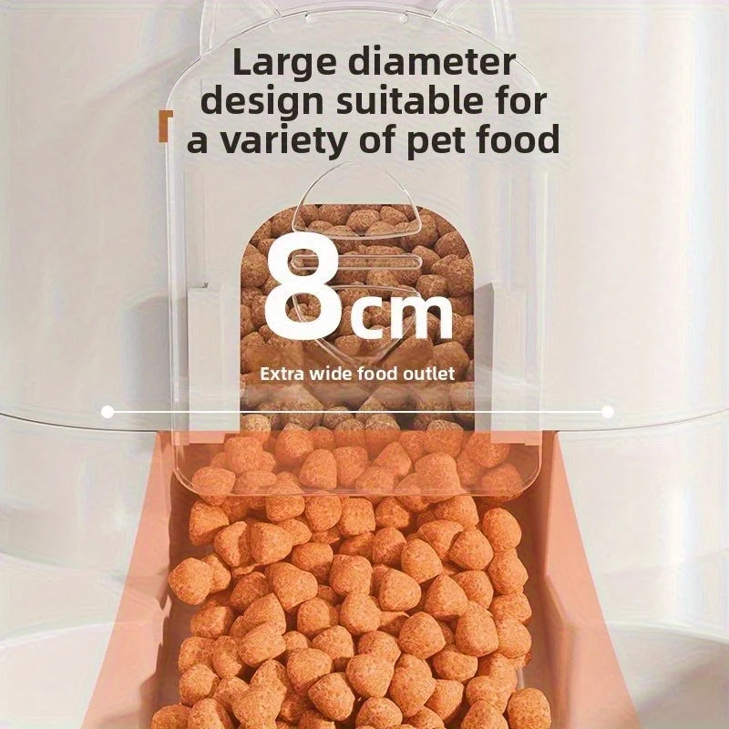 Dispensador Automático 2 en 1 — Agua y Comida para Mascotas, Gran Capacidad